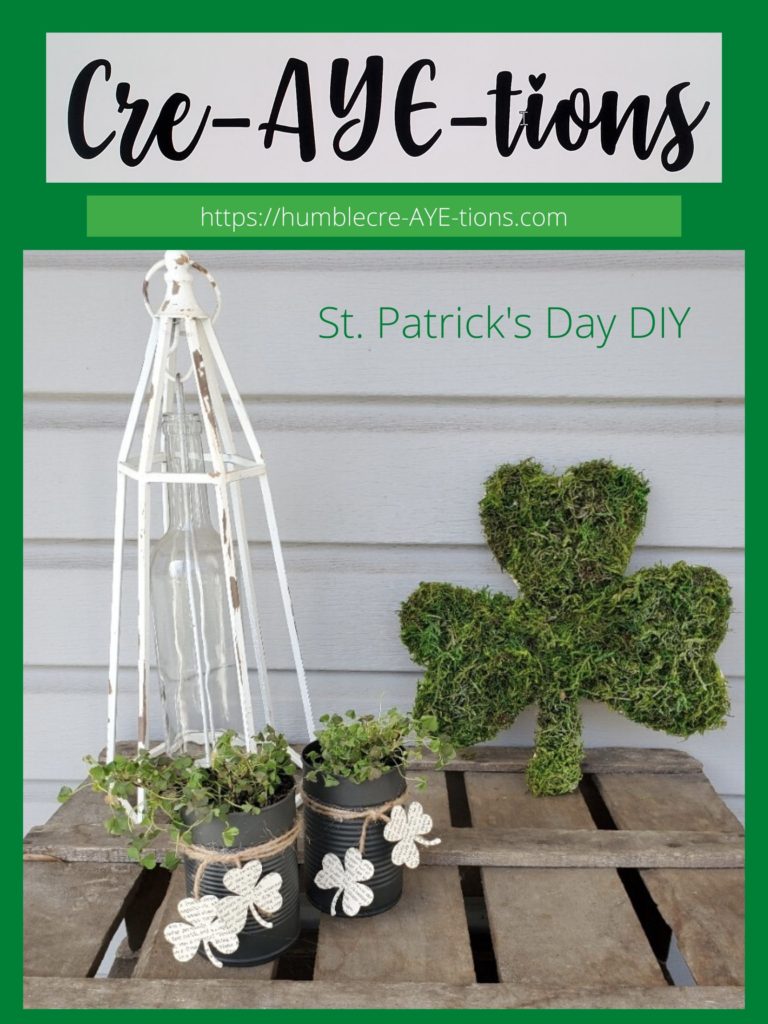 Front porch Saint Patrick's Day DIY decor