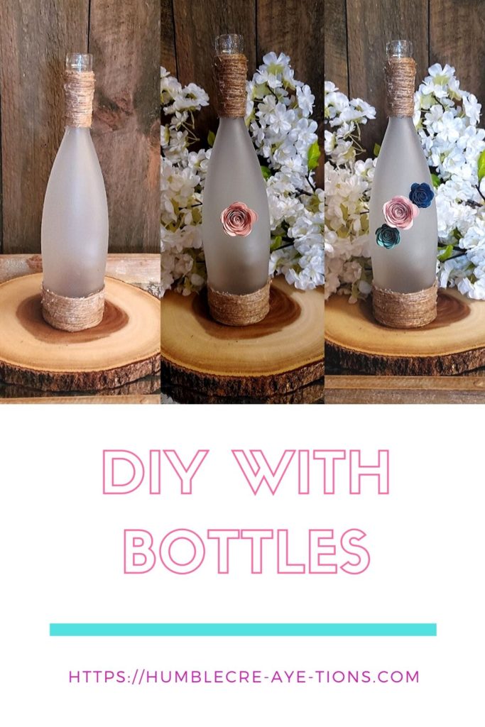 DIY with bottle showing 3 different ways