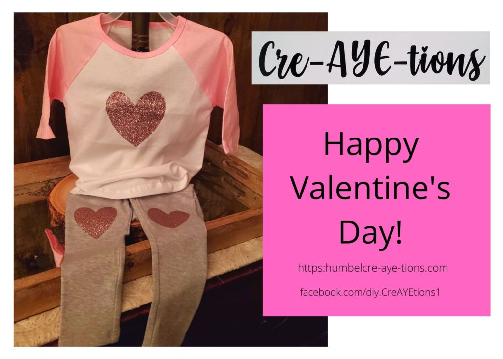 DIY Valentine heart shirt and pants