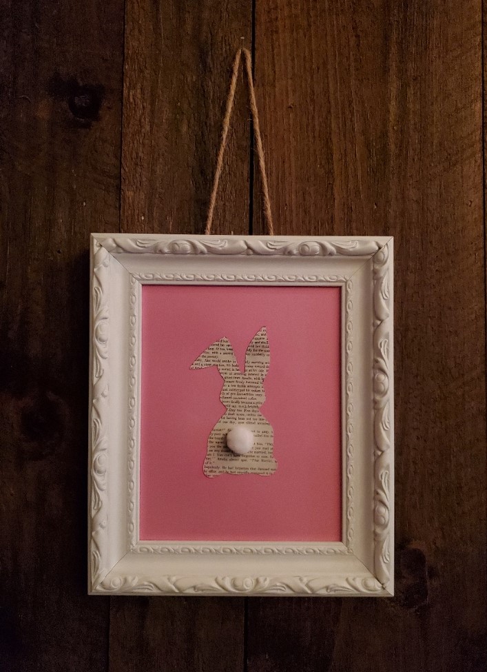 DIY framed bunny