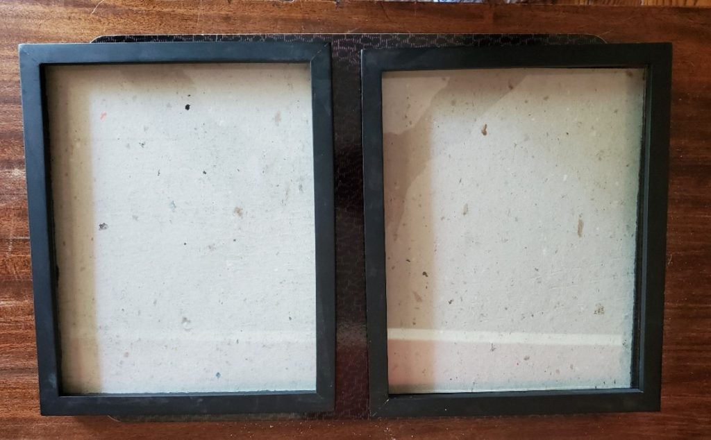 Black picture frames