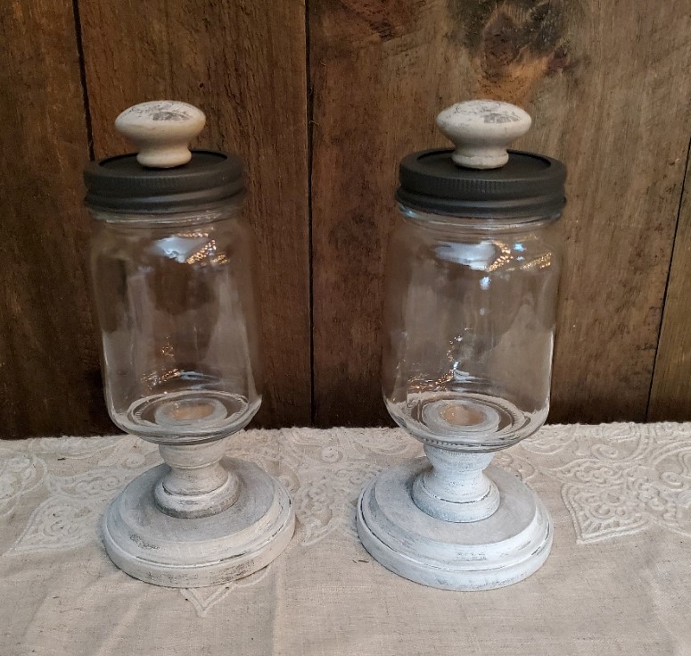assembly of apothecary jars