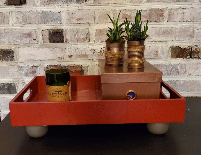 DIY upgrade serving tray