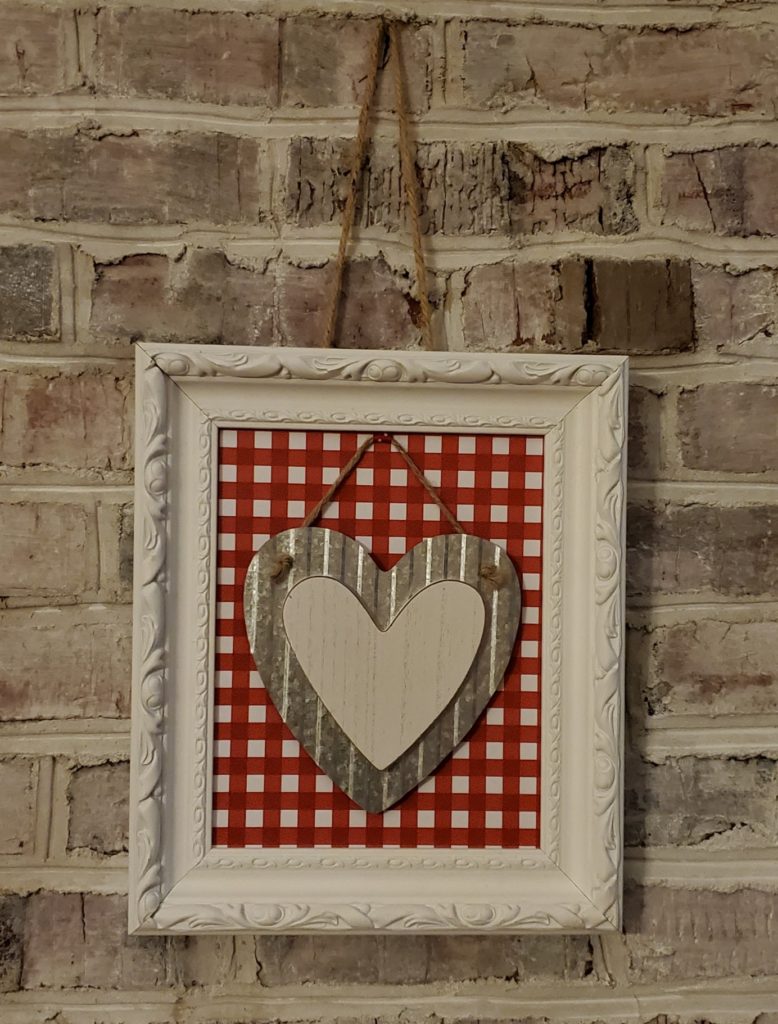 Framed Valentine Decor