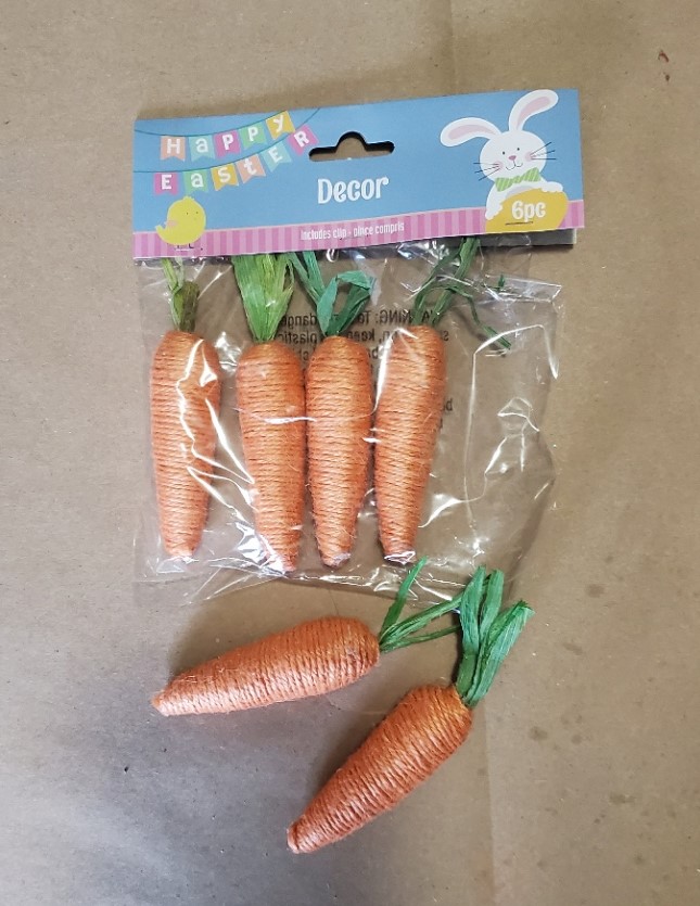 Carrots from Dollar Tree