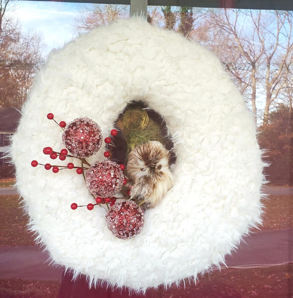 Fur wreath